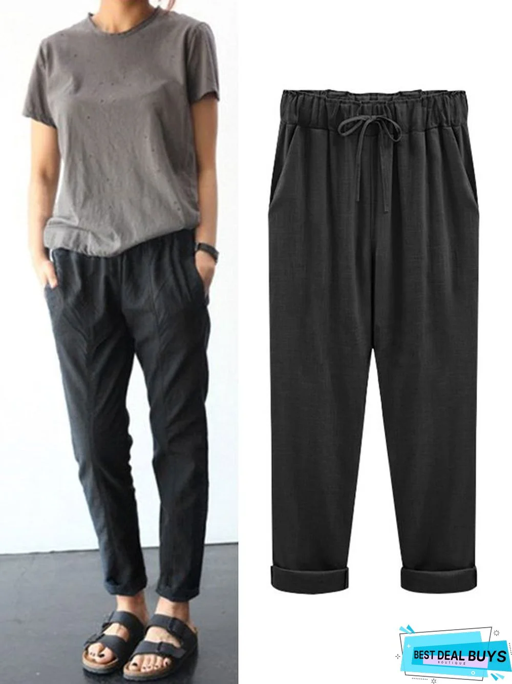 Women Casual Bottoms Solid  Pants