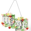 5D DIY Special Shaped Diamond Painting HOME Hanging With Lamp String Kit