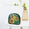 DIY sunflower shaped diamond painting one-shoulder chain lady bag