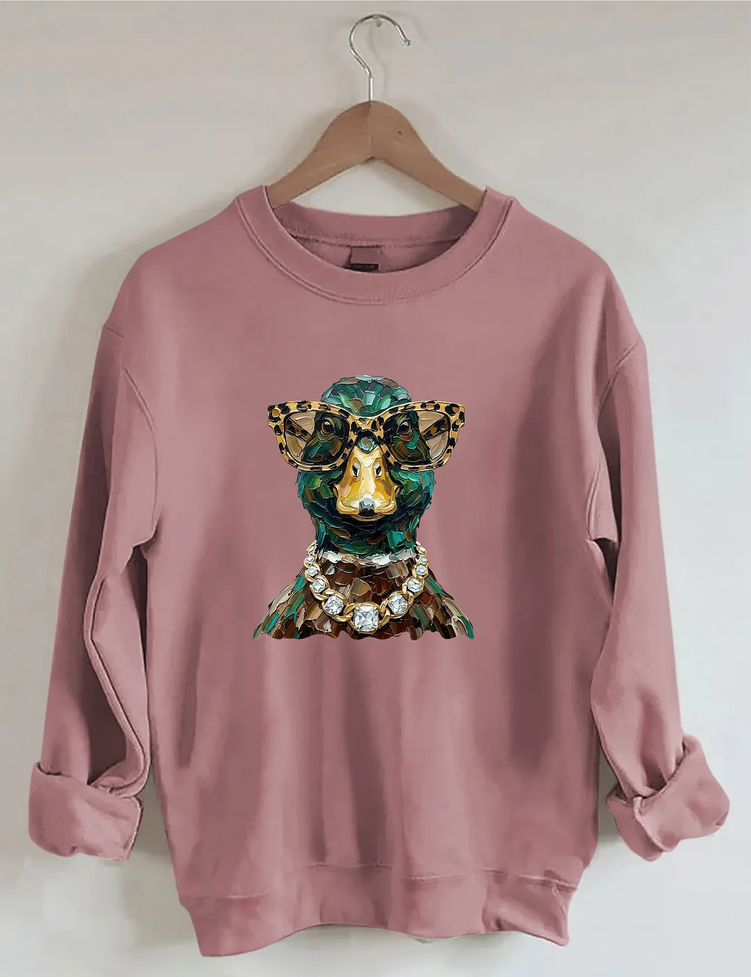 Glam Mallard Duck Hunting Lover Sweatshirt