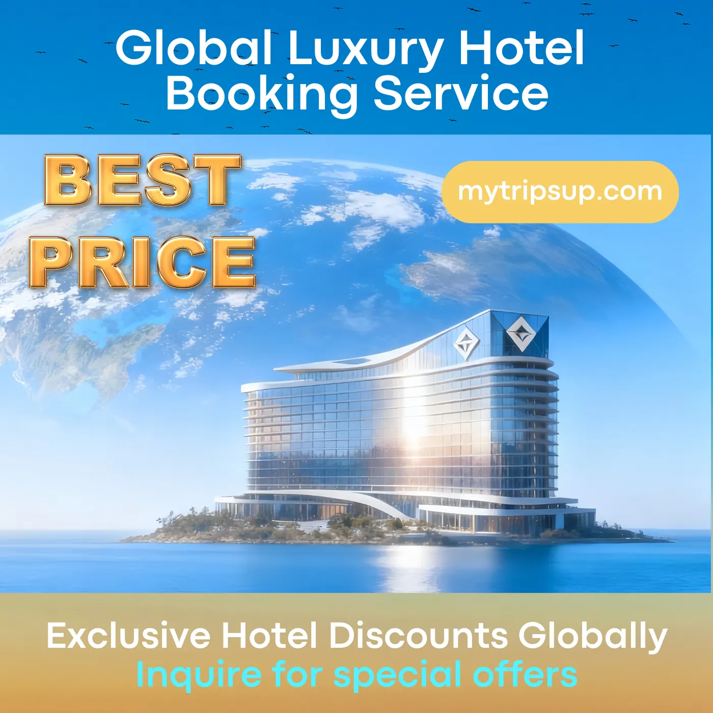 mytripsup Discounts on Luxury Hotel Bookings in the entire world