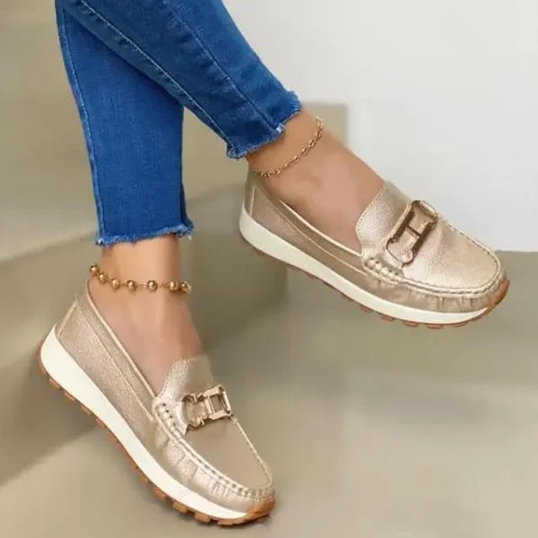 HUXM Women's Fashionable Soft Sole Handmade Casual Shoes