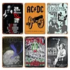(Multi Style)Band - Vintage Metal Signs - 20*30cm - Music