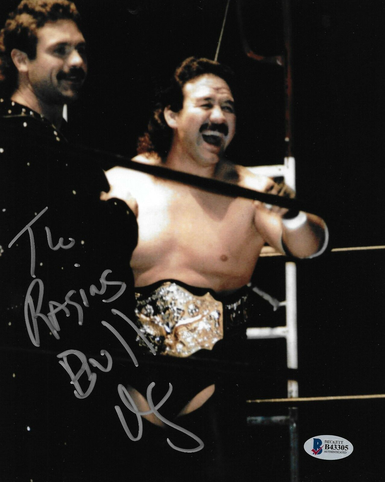 Manny Fernandez Signed 8x10 Photo Poster painting BAS Beckett COA WWE NWA Picture w/ Rick Rude