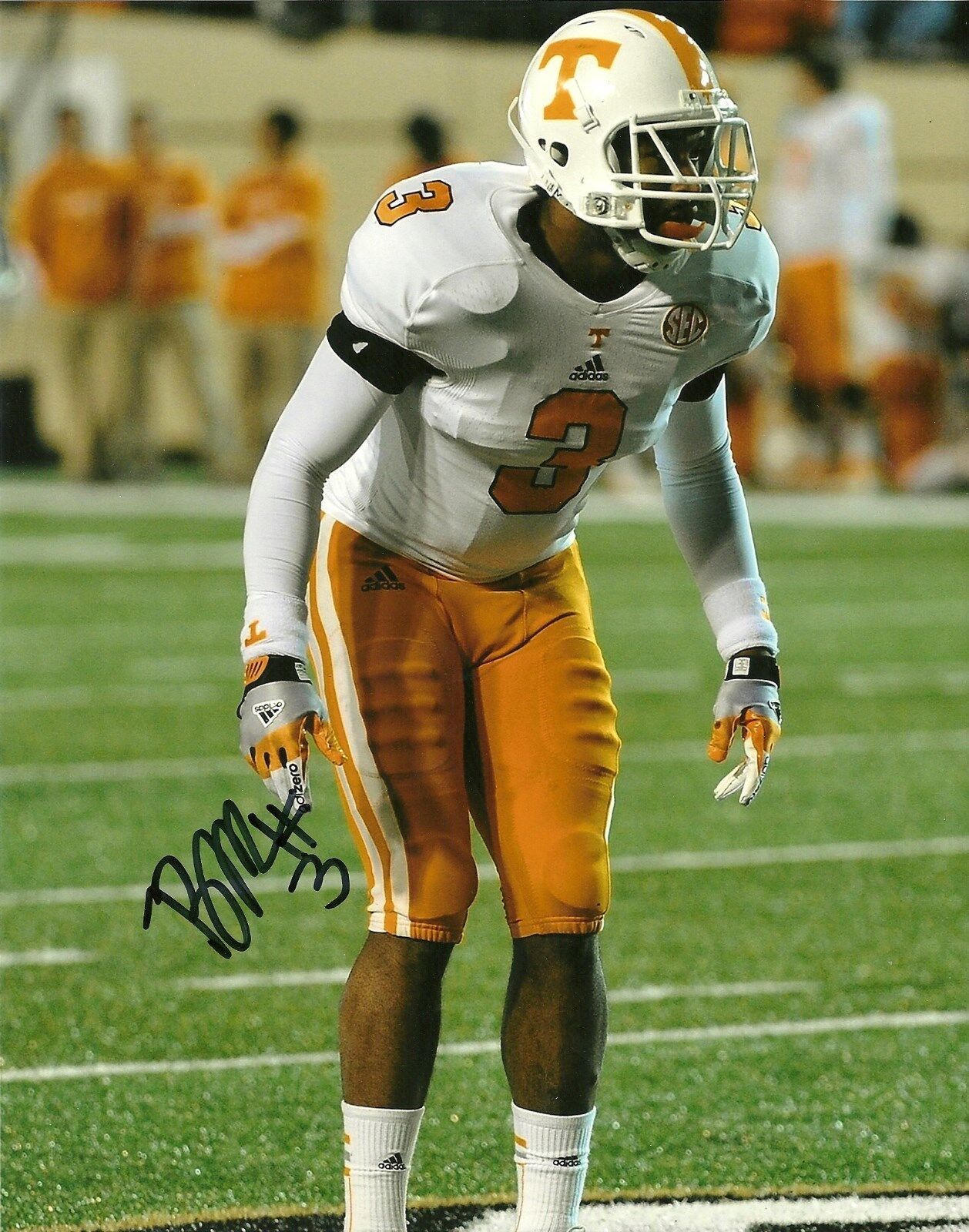 BYRON MOORE HAND SIGNED TENNESSEE VOLUNTEERS 8X10 Photo Poster painting W/COA