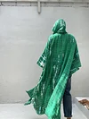 Tie Dye With Hooded Long Sleeves Cover-Ups Tops