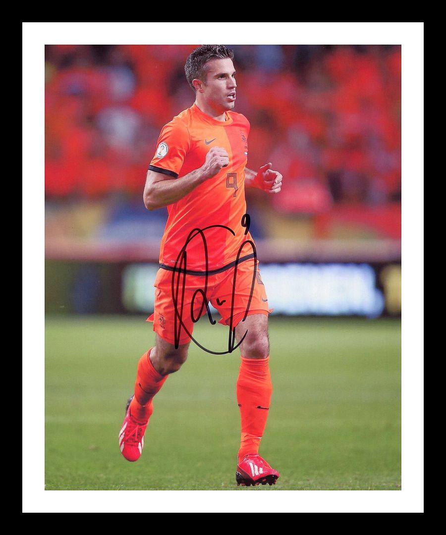 Robin Van Persie - Holland Autographed Signed & Framed Photo Poster painting