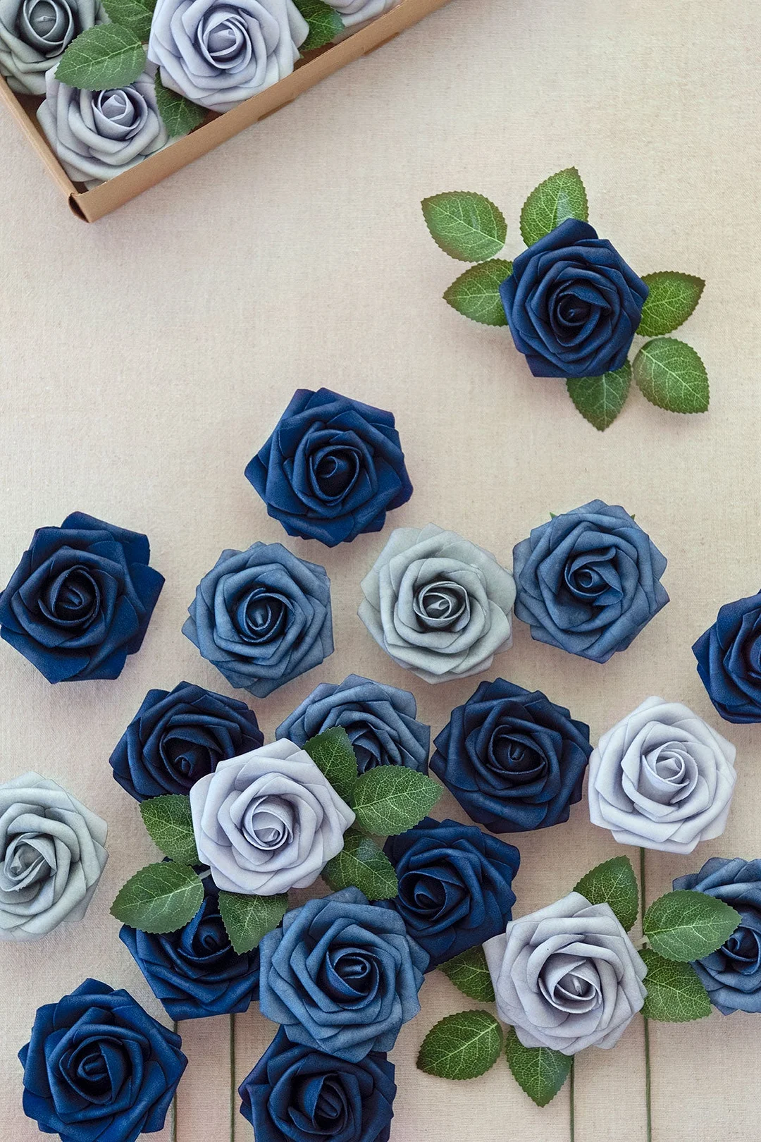 3" Foam Rose with Stem - 56 Colors