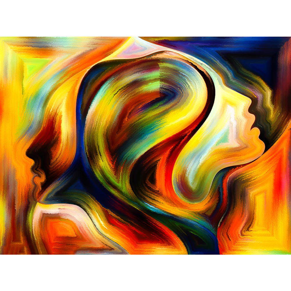 

50*40CM - Round Drill Diamond Painting - Feast Art, 501 Original