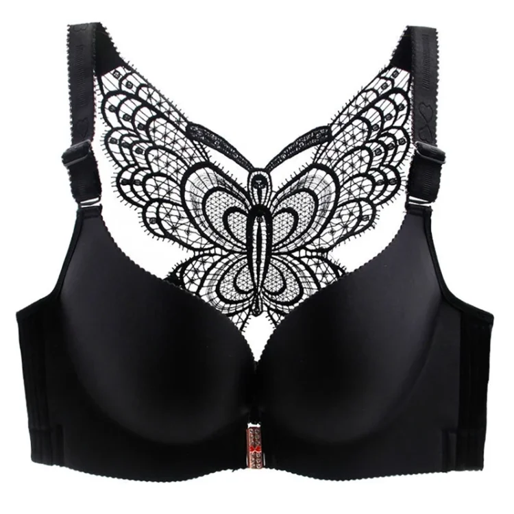 Women's Front Flap Seamless Butterfly Bra