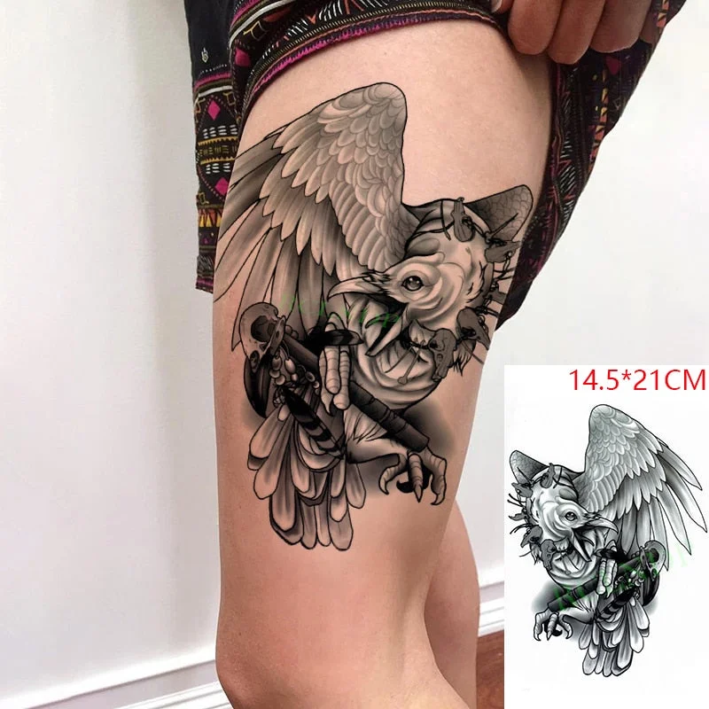 Waterproof Temporary Tattoo Sticker Poker Ace of Spades Letter Flower Art Flash Tatoo Fake Tatto Stickers for Girl Men Women