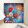 Diamond Painting-DIY Crystal Rhinestone Flag Fireworks