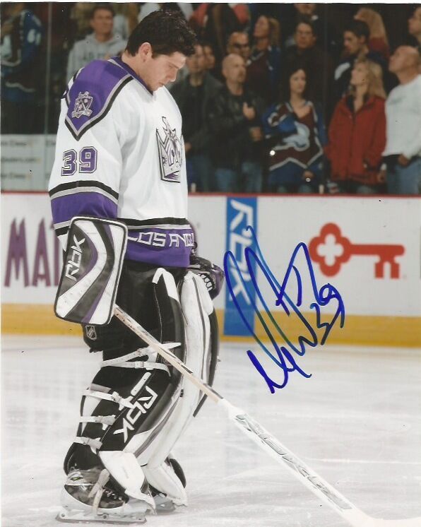 Los Angeles Kings Dan Cloutier Signed Autographed 8x10 Photo Poster painting COA