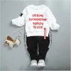 Kid Baby Boys Set  Long Sleeve Sports Suit 2 Pcs Set