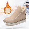 Gioiacombo&trade; Stivali corti invernali da donna Stivali da neve caldi ispessiti