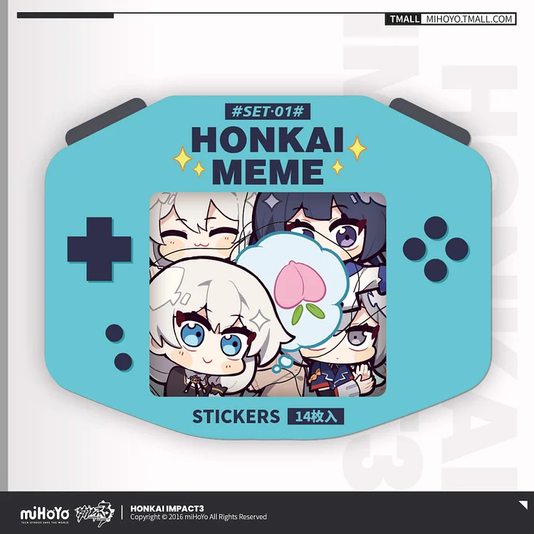 Honkai Impact 3rd MEME Emoji Sticker Set [Original Honkai Impact 3rd Official Merchandise]