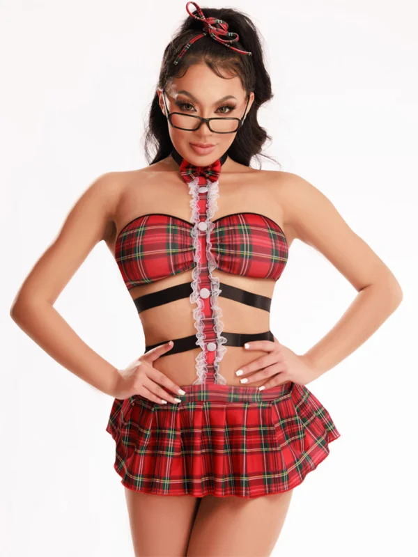 Christmas costume Christmas sexy lingerie set Flusfy