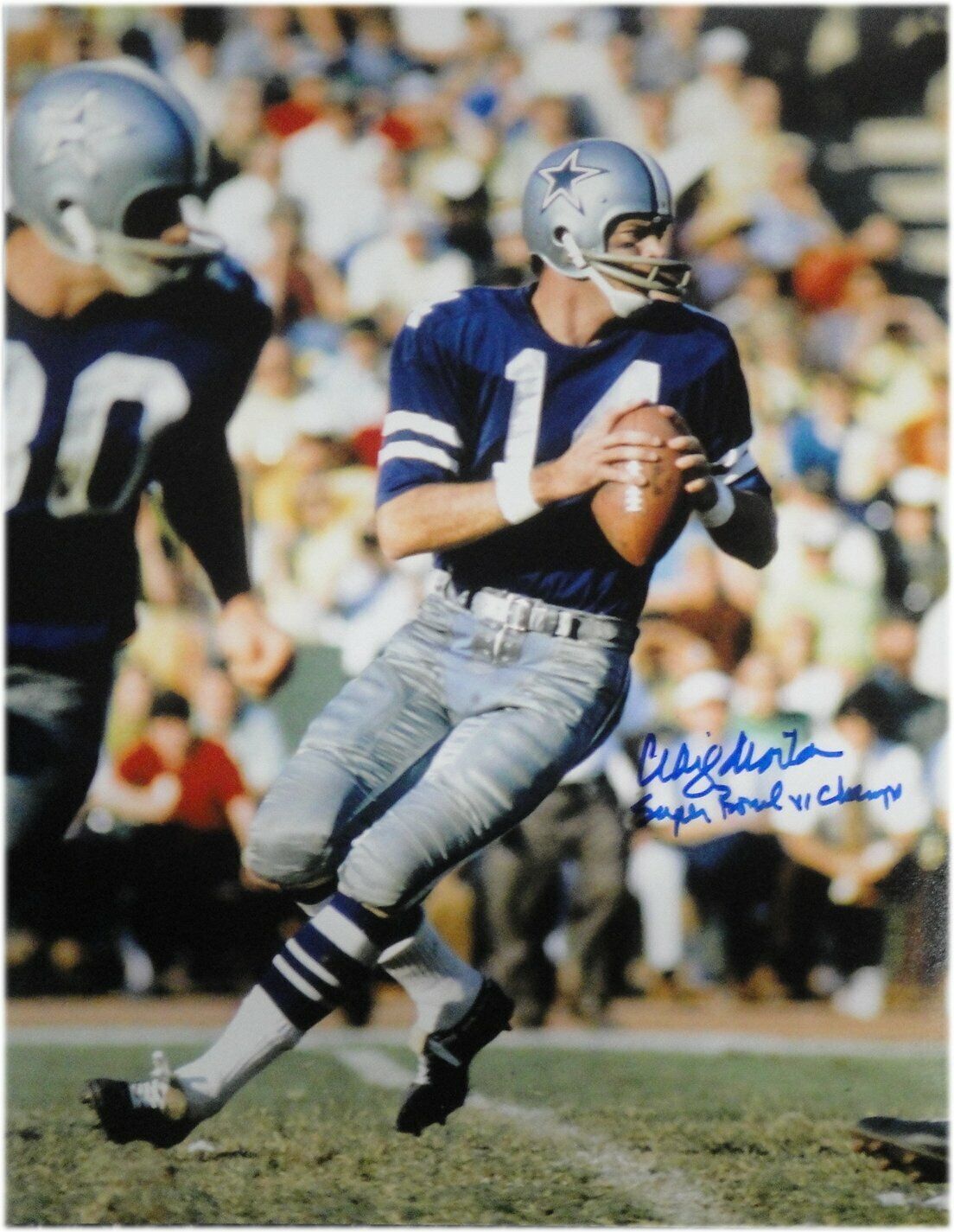 Craig Morton Hand Signed Autographed 11x14 Photo Poster painting Cowboys SB Champs + COA