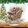 DIY Christmas Sleigh Diamond Painting Acrylic Desktop Ornaments