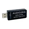AUDIO2RIG Amateur Radio USB Sound Card Connector for KENWOOD YAESU ICOM Radio