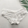 Men's Sexy Transparent Ultra Thin Lace Briefs