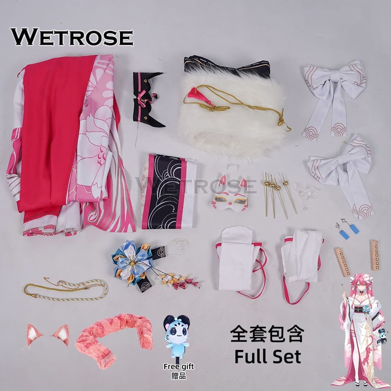 [Wetrose] Pre-Order Hololive EN Raora Panthera New Year Kimono Cosplay Costume コスプレ衣装