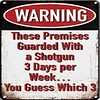 Funny Warning - Vintage Metal Signs(12*16Inch) - Warning