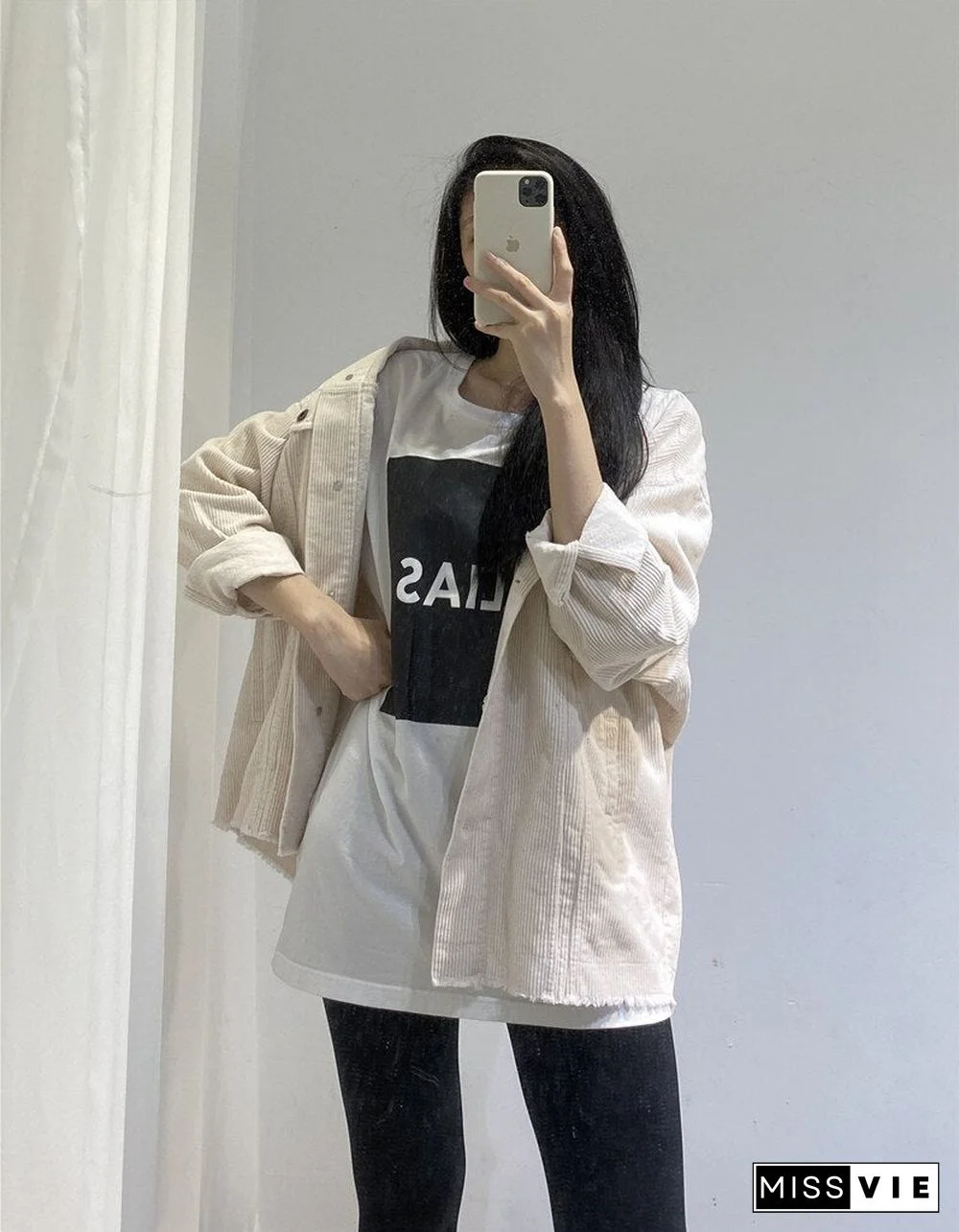 New Women Vintage Green Blue Warm Corduroy Jacket Coat Casual Boyfriend Loose Outwear Tops Female Abrigos Mujer Invierno