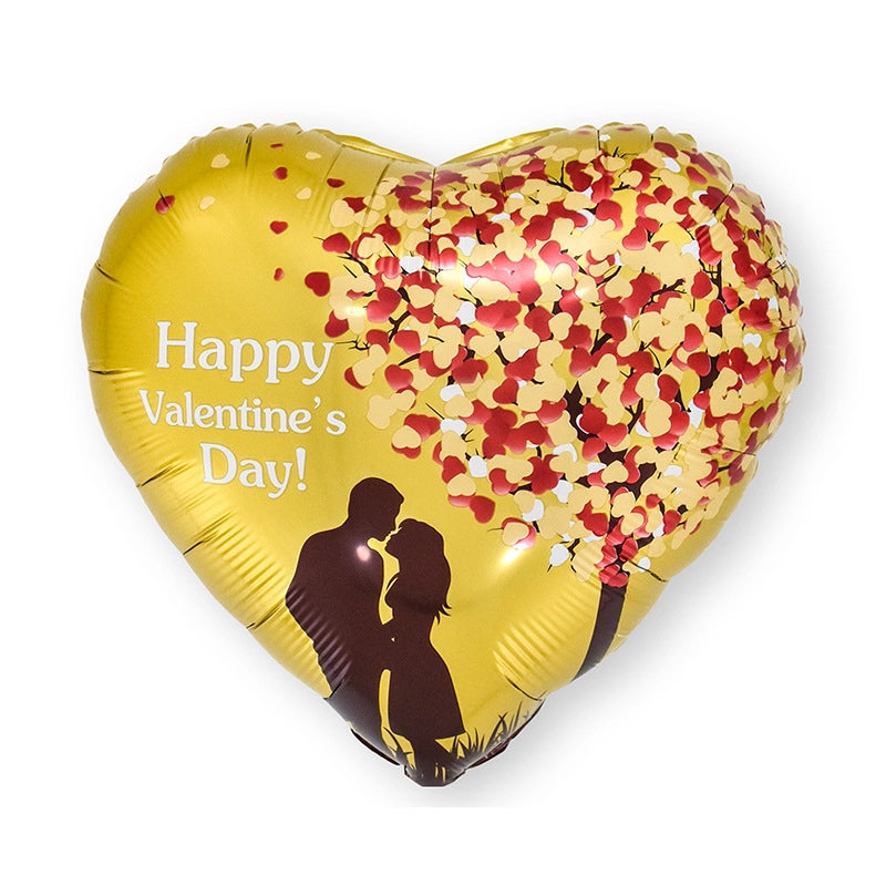 Vacation Minimalist Heart Shape Aluminum Film Travel Daily Balloons