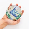 8pcs/set Diamond Painting Sea Coaster Round Cup Cushion Home Decor