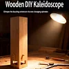 Solid wood handmade DIY kaleidoscope, high-end prism