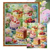 Cake Desserts-11CT Stamped Cross Stitch 55*65cm/21.65*25.59in (Big Size) tapestrymarket