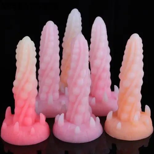 pornhint Pornhint Gradient Pink Plug Can Strapon Silicone Buttplug Plug Gay Soft Big Dildo Sex Toy