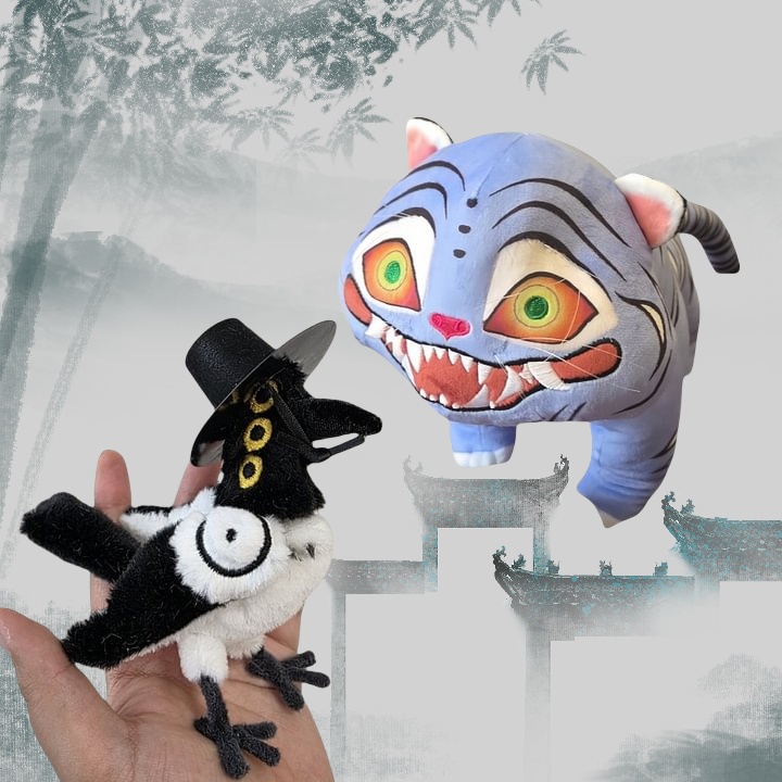 Derpy Kpop Demon Hunters Plush - kpop demon hunters tiger and bird plush 2pcs