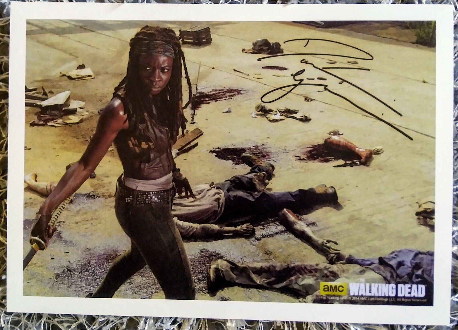 DANAI GURIRA SIGNED THE WALKING DEAD 5x7 Photo Poster painting - MICHONNE BLACK PANTHER AVENGERS