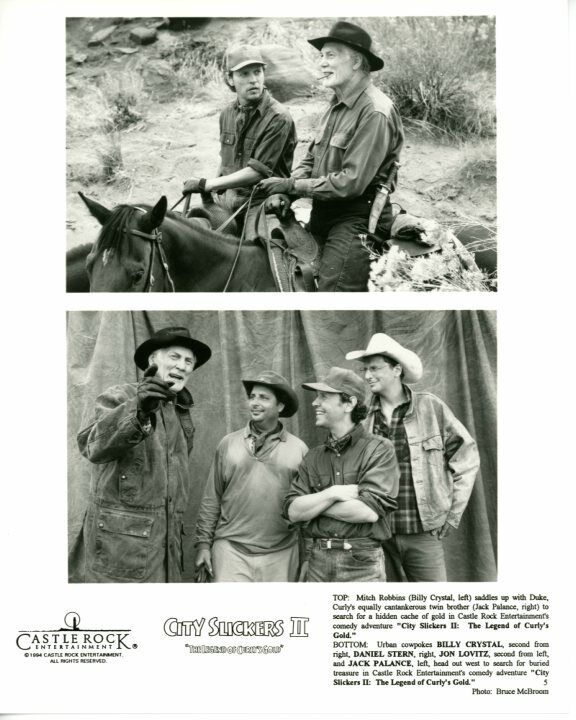 Billy Crystal Jack Palance Jon Lovitz City Slickers 2 Original Press 8X10 Photo Poster painting