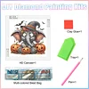 Diamond Painting - Partial Special Shaped Drill - Halloween Elephant(Canvas|30*30cm)