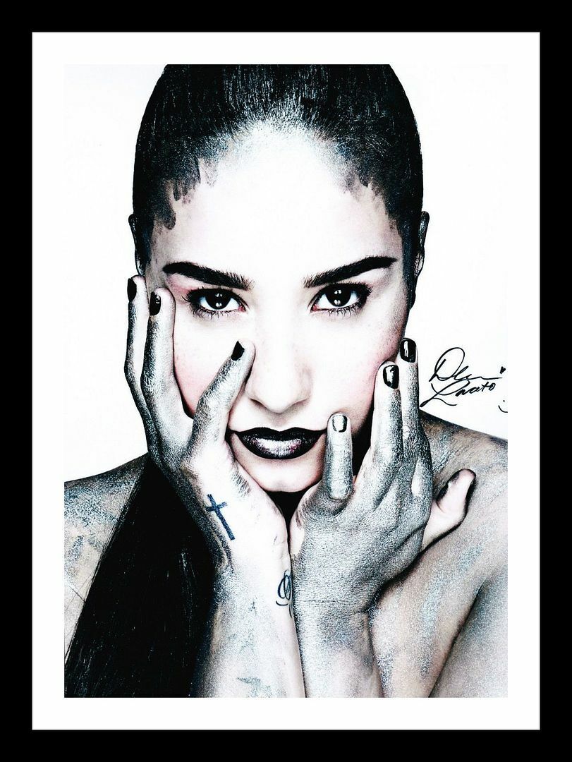 Demi Lovato Autograph Signed & Framed Photo Poster painting