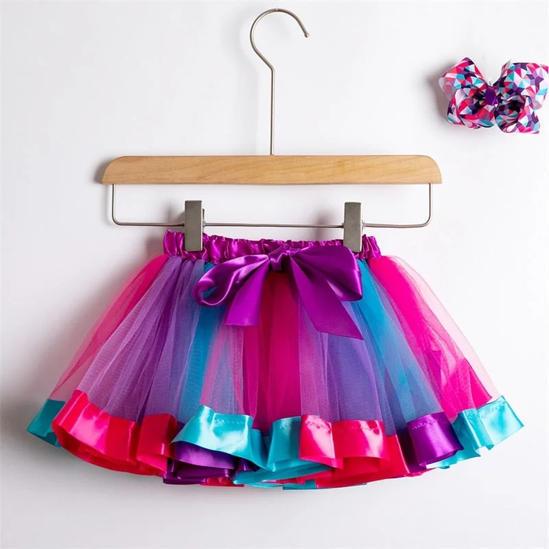 Girl Shorts Tutu Skirts For Kids Princess Pleated Floral Print Skirts Under Shorts Pants Toddler Children Elastic Waist Skirt