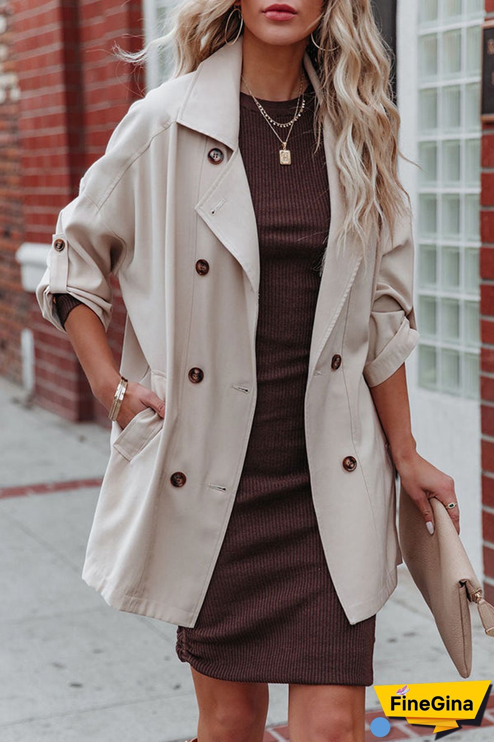 Double Agent Short Trench Coat