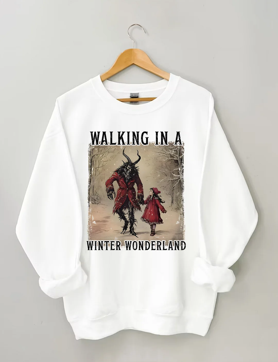 Walking In A Winter Wonderland Christmas Sweatshirt
