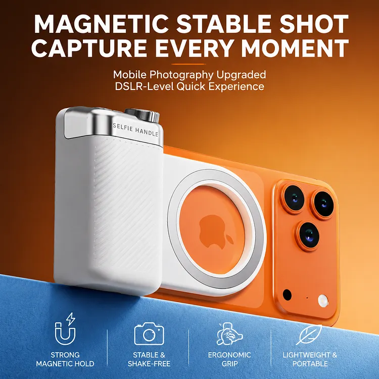 Magnetic Phone Camera Grip
