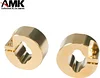 AMK 4Pcs TRX4M Brass Weight Heavy Duty Rear Axle Counterweight for 1/18 RC Crawler LCG Upgrades (4Pcs)