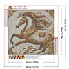 Diamond Painting -DIY Round Drill Mosaic Horse(40x40cm)