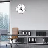 British Comedy Inspired Ministry of Silly Walk Wall Clock Silent Mute Clock