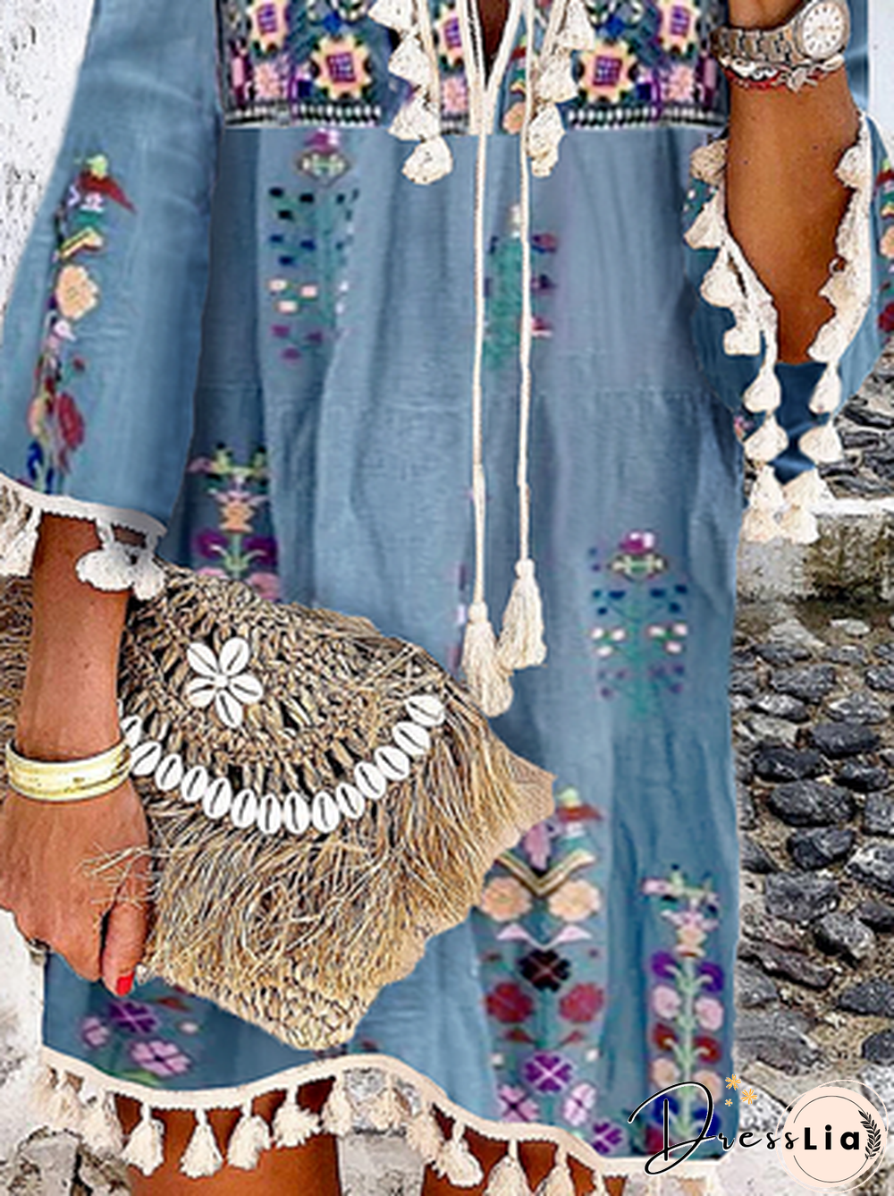 Plus size Boho Vacation Casual Dress