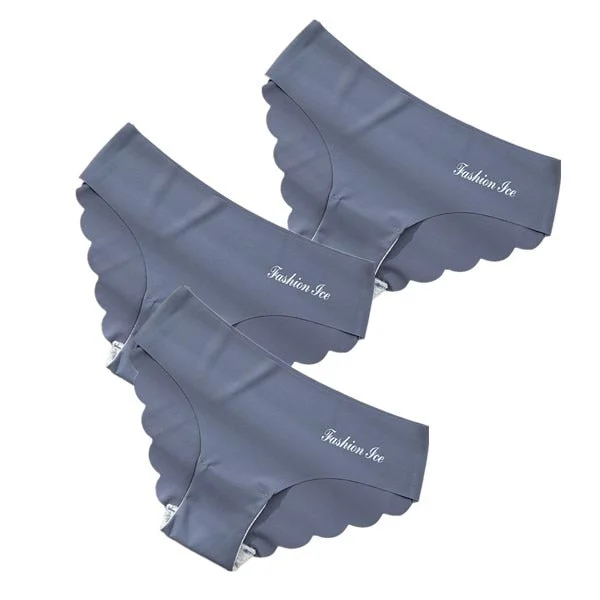 3PCS/Set Women Seamless Lingerie Female Thongs Sexy Underwear Woman Invisible Low-Rise Underpant Women's Panties Bikini Briefs