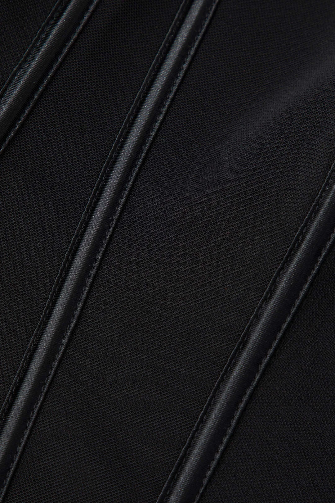 Brownm V Hem Tie Back Corset Top