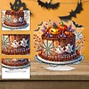 DIY Halloween Pumpkin Cake Diamond Painting Acrylic Desktop Ornaments
