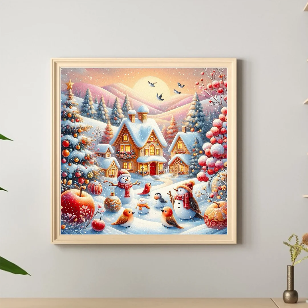 Diamond Painting - Full Round Drill - Town(Canvas|40*40cm)